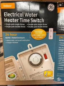 (2) INDOOR ELECTRICAL WATER HEATER TIME SWITCHES