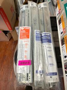 (10) ASSORTED 18" TO 22" DRAWER RAILS.