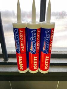 (9) TUBES OF POWER GRAB SEALANT