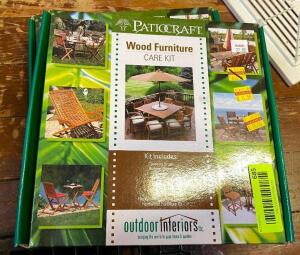 (2) PATIO CRAFT WOOD FURNITURE CARE KIT