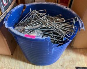 CONTENTS OF TOTE (PEGBOARD HARDWARE AS SHOWN)