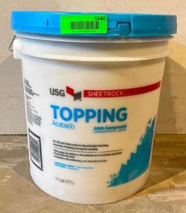 (4) USG SHEETROCK TOPPING JOINT COMPOUND