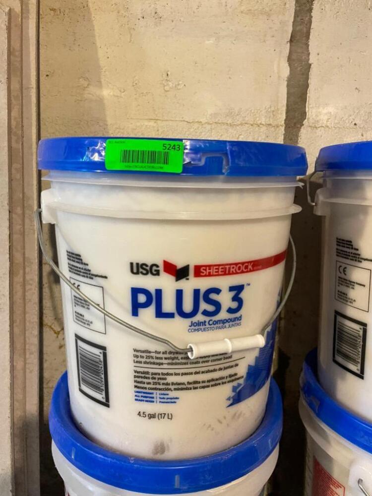 (4) USG SHEETROCK PLUS 3 JOINT COMPOUND 2