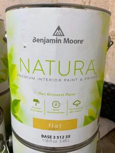 (3) NATURA BASE 3 PREMIUM INTERIOR PAINT-FLAT