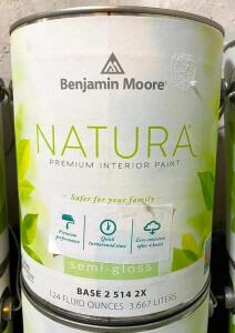 (2) NATURA BASE 2 PREMIUM INTERIOR PAINT-SEMI GLOSS