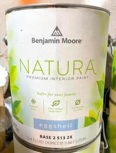 (4) NATURA BASE 2 PREMIUM INTERIOR PAINT-EGGSHELL