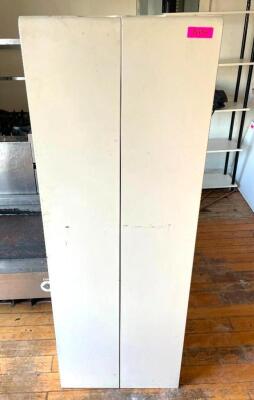 DESCRIPTION: SMALL 2-DOOR CABINET ADDITIONAL INFORMATION OFF SITE PICK UP ONE DAY REMOVAL FOR THIS ITEM. LOCATION: 4258 SCHILLER AVE. ST. LOUIS. MO QT