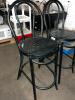 DESCRIPTION: (6) 30" METAL BAR STOOLS. LOCATION: BAY 7 THIS LOT IS: SOLD BY THE PIECE QTY: 6 - 2