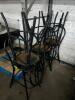 DESCRIPTION: (6) 30" METAL BAR STOOLS. LOCATION: BAY 7 THIS LOT IS: SOLD BY THE PIECE QTY: 6 - 3
