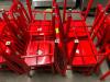 DESCRIPTION: (8) RED METAL BAR BACK CHAIRS LOCATION: BAY 7 THIS LOT IS: SOLD BY THE PIECE QTY: 8 - 2