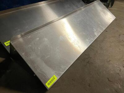 DESCRIPTION: 48" X 12" STAINLESS WALL SHELF SIZE: 48" X 12" LOCATION: BAY 7 QTY: 1