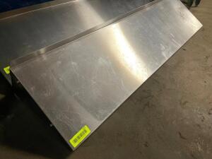 DESCRIPTION: 48" X 12" STAINLESS WALL SHELF SIZE: 48" X 12" LOCATION: BAY 7 QTY: 1