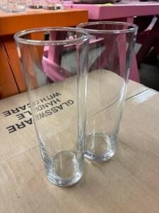 DESCRIPTION: (12) TALL BAR GLASSES LOCATION: BAY 7 THIS LOT IS: SOLD BY THE PIECE QTY: 12