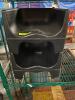 DESCRIPTION: (2) BLACK PLASTIC BOOSTER SEATS. LOCATION: BAY 7 THIS LOT IS: SOLD BY THE PIECE QTY: 2 - 2