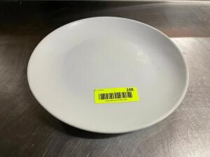 DESCRIPTION: (8) 10.5" CHINA PLATES SIZE: 10.5" LOCATION: BAY 7 THIS LOT IS: SOLD BY THE PIECE QTY: 8