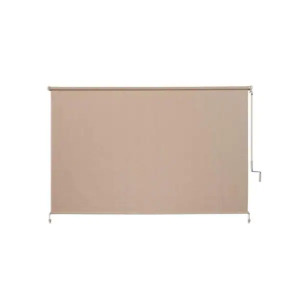 CAMEL CORDLESS LIGHT FILTERING FADE RESISTANT FABRIC EXTERIOR ROLLER SHADE