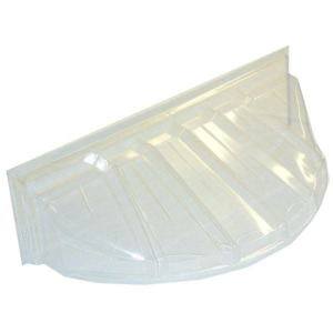 (2) POLYETHYLENE REVERSIBLE BUBBLE WINDOW WELL COVER