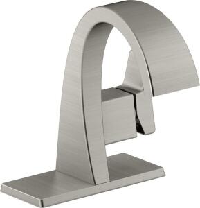 KATUN SINGLE HOLE 1-HANDLE BATHROOM FAUCET IN VIBRANT BRUSHED NICKEL