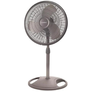 ADJUSTABLE HEIGHT 16" OSCILLATING PEDESTAL FAN