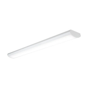 (2) 3.58' WHITE LOW PROFILE LINEAR INTEGRATED LED WRAP LIGHT FIXTURE - COOL WHITE - DIMMABLE