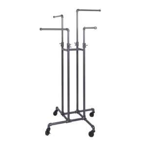 GRAY STEEL CLOTHES RACK