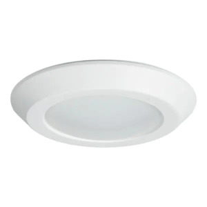 (4) BLD 6" WHITE INTEGRATED LED RECESSED CEILING MOUNT LIGHT TRIM