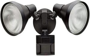 180-DEGREE BLACK MOTION SENSING OUTDOOR SECURITY LIGHT