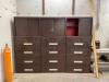 DESCRIPTION: (3) 36" X 19" X 80" METAL FILE CABINET-BROWN LOCATION: DOWNSTAIRS QTY: 3 - 2