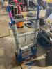 DESCRIPTION: HEAVY DUTY TWO WHEEL HAND TRUCK - BLUE LOCATION: SHOP QTY: 1 - 2