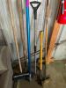 DESCRIPTION: (1) LOT OF ASSORTED LONG HANDLE TOOLS. LOCATION: SHOP QTY: 1