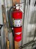 DESCRIPTION: DRY CHEMICAL FIRE EXTINGUISHER LOCATION: SHOP QTY: 1