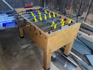 DESCRIPTION: FOOSBALL TABLE AND BASKET BALL SHOT GAME LOCATION: SHOP QTY: 1