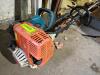 DESCRIPTION: GAS POWER WEED EATER AND ELECTRIC LEAF BLOWER LOCATION: SHOP QTY: 1 - 2