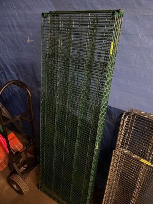 (2) 60" X 24" COATED WIRE INSERTS