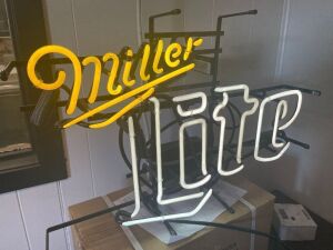 MILLER LITE NEON SIGN