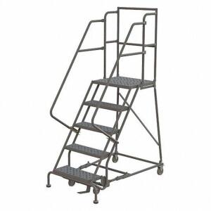 DESCRIPTION: (1) 5 STEP ROLLING LADDER INFORMATION: TRI-ARC #25NW53 RETAIL$: $847.09 SIZE: 86 OVERALL HEIGHT QTY: 1