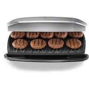 DESCRIPTION: (1) ELECTRIC GRILL INFORMATION: GEORGE FOREMEN RETAIL$: $67.07 SIZE: 144 SQ IN QTY: 1