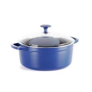 DESCRIPTION: (1) DUTCH OVEN BRAND/MODEL: BLUE DIAMOND INFORMATION: BLUE/ALUMINUM/DISHWASHER SAFE RETAIL$: 38.76 SIZE: 4.5 QT QTY: 1