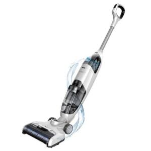 DESCRIPTION: (1) CORDLESS VACUUM CLEANER & FLOOR WASHER BRAND/MODEL: TINECO/FW020100US INFORMATION: WHITE/3-IN-1 CLEANING TOOL RETAIL$: 139 SIZE: 10.6