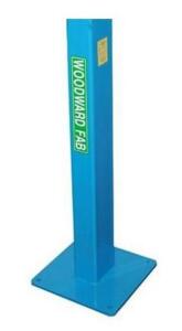 DESCRIPTION: (1) PIPE BENDER STANDS BRAND/MODEL: WOODWARD FAB/WFB2-STAND INFORMATION: BLUE/STEEL RETAIL$: 145.99 SIZE: 36"H QTY: 1