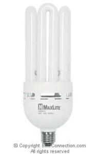 DESCRIPTION: (2) HIGH MAX LIGHT BULBS BRAND/MODEL: MAXLITE/11270 INFORMATION: 70 LUMENS PER WATT/5000K RETAIL$: 31.92 EACH SIZE: 9-1/4"L X 3-1/2"DIA Q