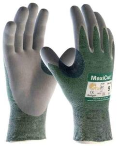 DESCRIPTION: (2) PACKS OF (12) CUT RESISTANT GLOVES BRAND/MODEL: PIP MAXICUT/18-570 INFORMATION: NITRILE/GREEN & GRAY/CUT LEVEL: 3 RETAIL$: 106.99 PER