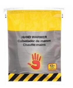 DESCRIPTION: (1) PACK OF (50) HAND WARMERS BRAND/MODEL: CONDOR/32HD77 INFORMATION: AVERAGE TEMP: 109F/HEATING TIME: UP TO 8HR RETAIL$: 61.49 PER PK OF