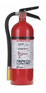 DESCRIPTION: (1) FIRE EXTINGUISHER BRAND/MODEL: KIDDE/FC340M-VB INFORMATION: DRY CHEMICAL/DISCHARGE TIME: 12 TO 15 SEC RETAIL$: 67.17 SIZE: 16-22/25"H