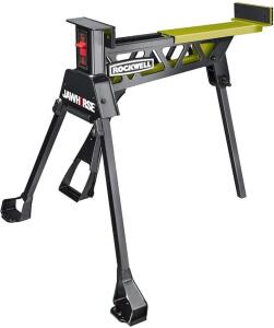 DESCRIPTION: (1) PORTABLE WORKBENCH BRAND/MODEL: ROCKWELL/RK9003 INFORMATION: LOAD LIMIT: 600 LBS/HANDS FREE RETAIL$: 199.99 SIZE: 33.1" X 15" X 15.4"