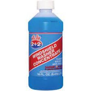 DESCRIPTION: (1) CASE OF (24) BOTTLES OF WINDSHIELD WASHER CONCENTRATE BRAND/MODEL: 2+2 #B1700 RETAIL$: $200.00 TOTAL SIZE: 16 OZ QTY: 1