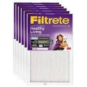 DESCRIPTION: (4) ADVANCE ALLERGEN AIR FILTER BRAND/MODEL: FILTRETE RETAIL$: $20.00 EA SIZE: 16X16X1 QTY: 4