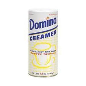 DESCRIPTION: (1) CASE OF (24) NON DAIRY CREAMER BRAND/MODEL: DOMINO #413563 RETAIL$: $100.00 EA SIZE: 12 OZ QTY: 1