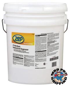 DESCRIPTION: (1) INDUSTRIAL DEGREASER BRAND/MODEL: ZEP #1041594 RETAIL$: $76.64 SIZE: 5 GALLON QTY: 1