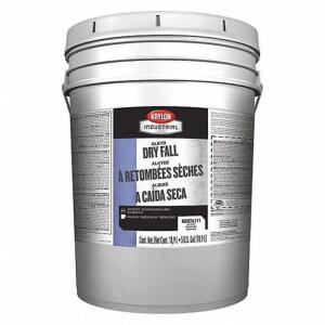 DESCRIPTION: (1) DRY FALL PAINT FLAT FINISH BRAND/MODEL: KRYLON INDUSTRIAL #52JN63 INFORMATION: WHITE RETAIL$: $166.91 SIZE: 5 GALLON QTY: 1